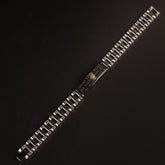 Mens Black Two Tone Chain Bracelet R